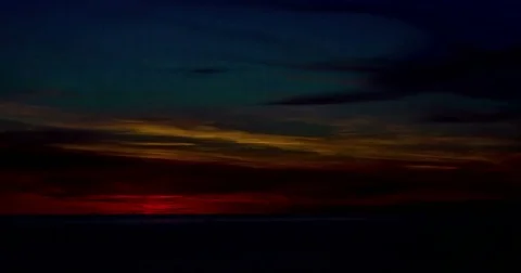 Sunset Over the Sea. Time Lapse Stock Footage 79970579