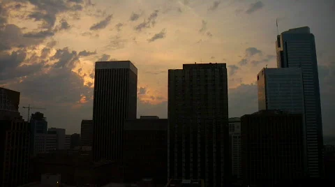 Sunset over Seattle 2 Stock Footage 302960