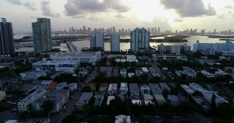 Sunset over South Florida Stock Footage 148736971