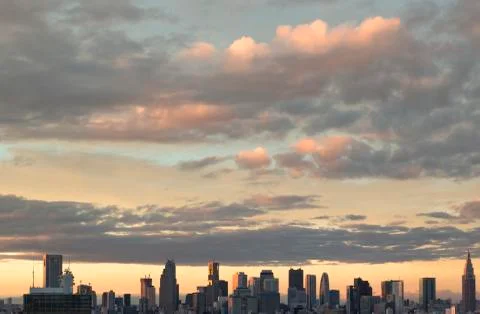 Sunset over Tokyo Stock Photos