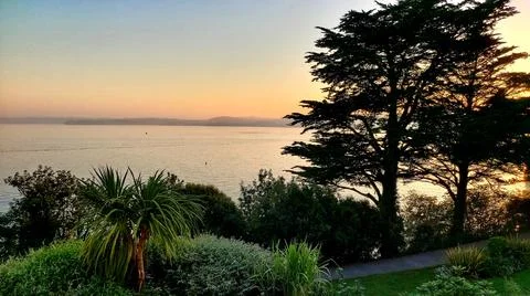 Sunset over Torbay Stock Photos