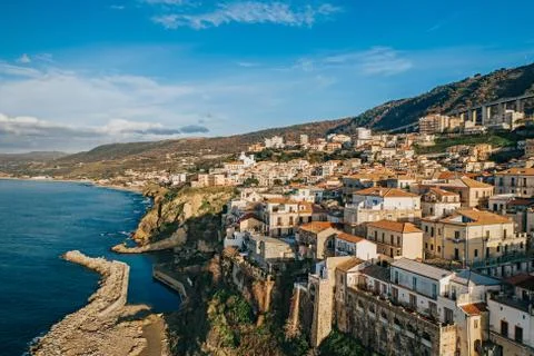 Sunset Over The Town Stock Photos