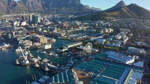 Sunset over the VA Waterfront Stock Footage 169827552