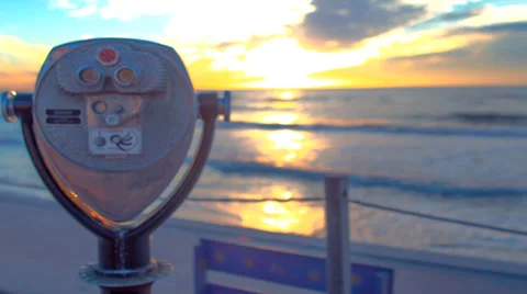 Sunset overlook Stock Footage 34439775