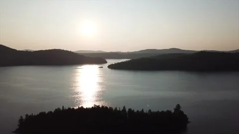 Sunset paddleboard Stock Footage 138158041