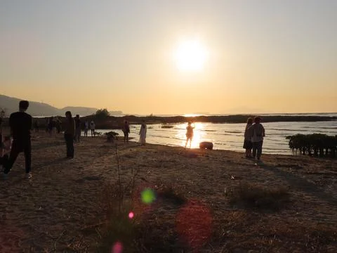 Sunset in Pai Lai Stock Photos