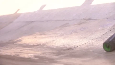 Sunset, paint the surface with a roller Stock Footage 276964657