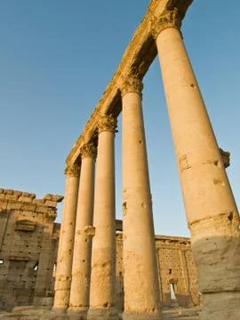 Sunset in Palmyra Stock Photos