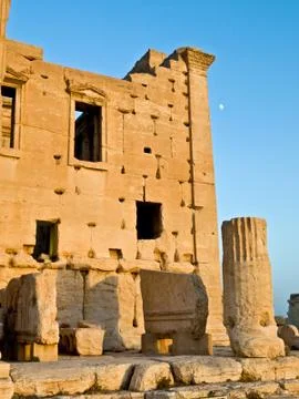 Sunset in Palmyra Stock Photos