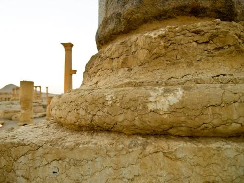 Sunset in Palmyra Stock Photos