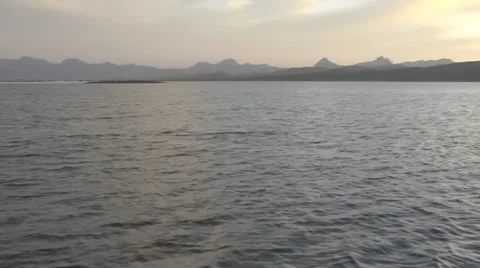 Sunset Panoramic View Stock Footage 22105205