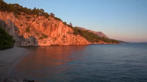 Sunset panoramic view Stock Footage 296121742
