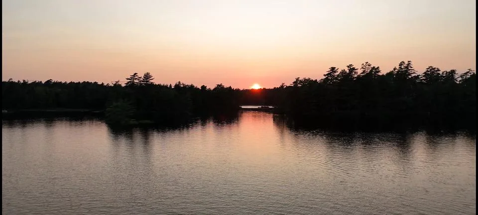Sunset at Papermill Stock Photos