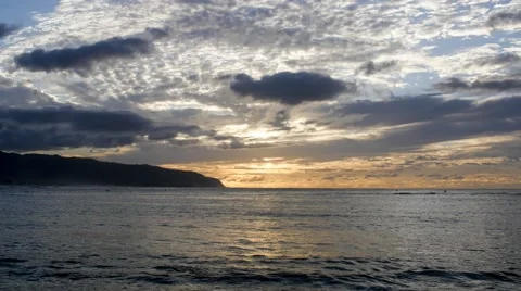 Sunset in paradise Video stock 47857647