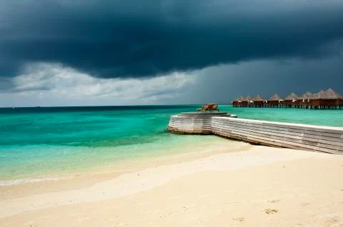 Sunset in the paradise Foto stock