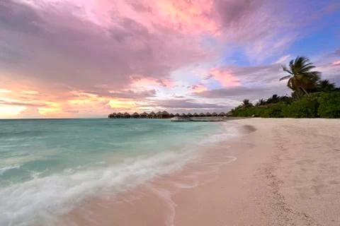 Sunset in the paradise Foto stock