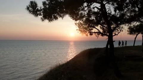 Sunset at the park Stock Footage 198848845