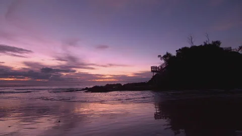 Sunset The Pass Video stock 248583280