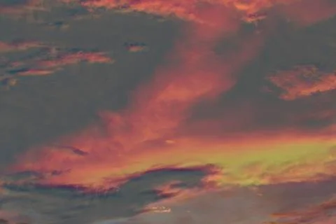 Sunset pastel cloudy sky  Foto stock
