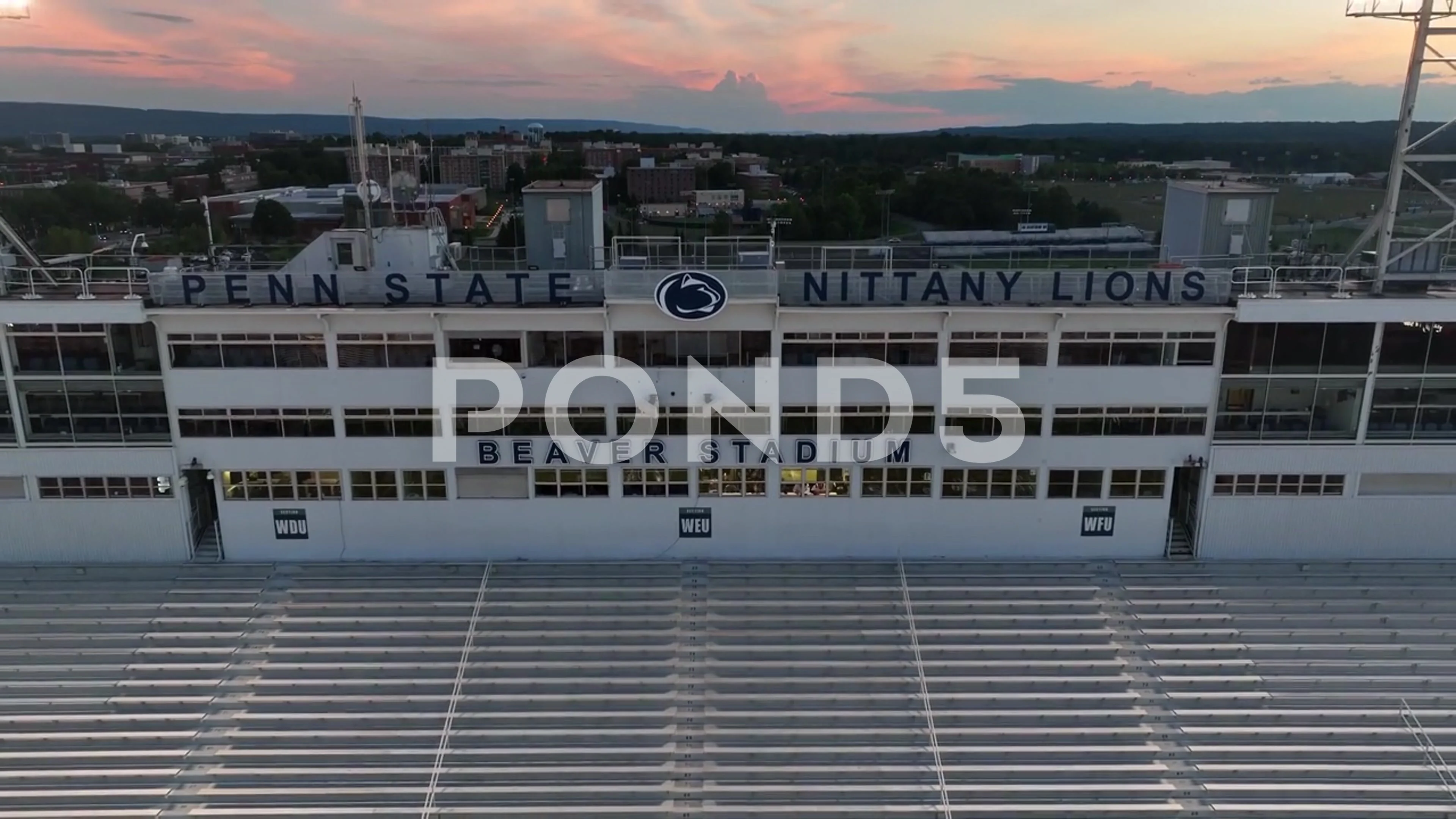 Penn State Beaver Stadium Drone Flyover 