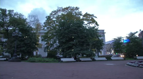 Sunset Petersburg Stock Footage 46131073