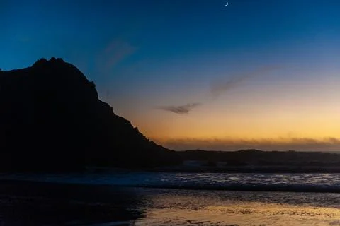 Sunset at Pfeiffer Beach Stock Photos