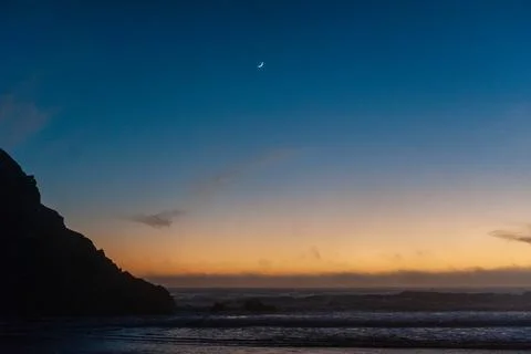 Sunset at Pfeiffer Beach Stock Photos