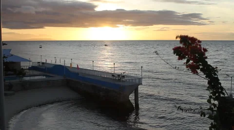 Sunset in the Philippines Stock Footage 63473866