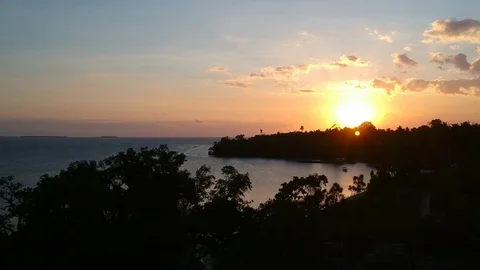 Sunset at Philippines Stock Footage 109795649