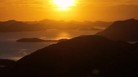 Sunset in Philippines. Stock Footage 266069199