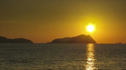 Sunset Philippines time lapse Stock-Footage 35596446