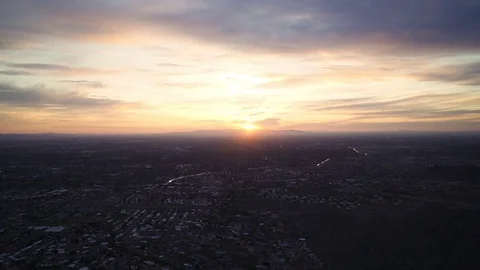 Sunset Phoenix Time from squaw mountain Stock Footage 78652223
