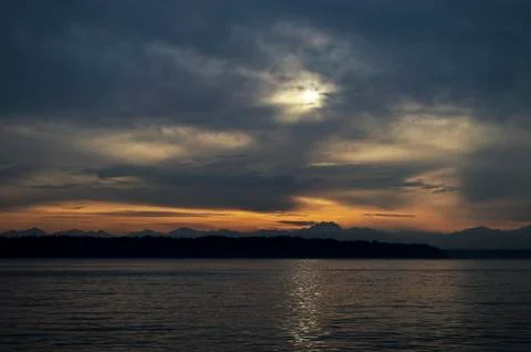 Sunset. Stock Photos