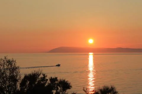 The sunset  Stock Photos