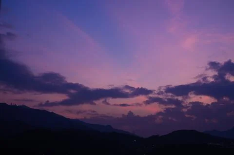 The Sunset 스톡 사진