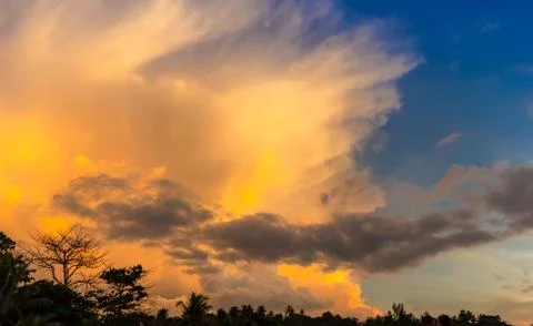 Sunset. Stock Photos
