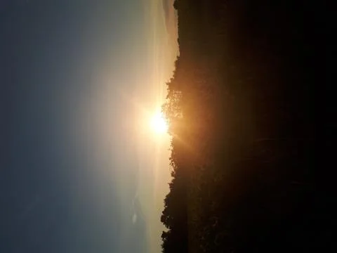 The sunset Fotos de archivo