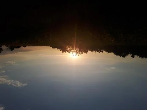 The sunset Fotos de archivo