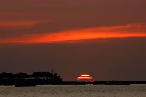 Sunset 库存照片