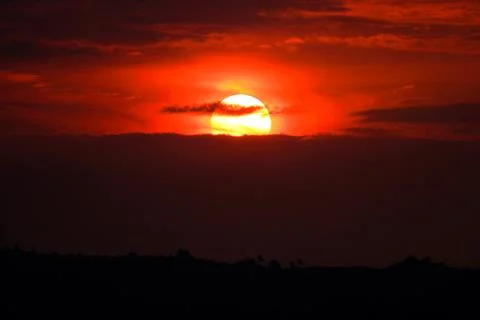 SUNSET 스톡 사진