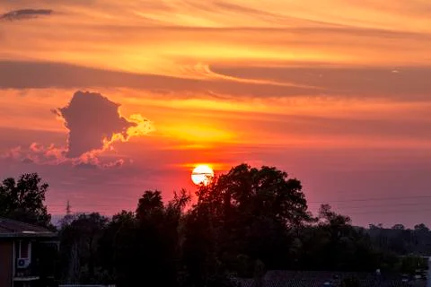 The Sunset Stock Photos