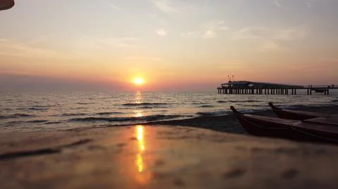 Sunset with Stock Photos