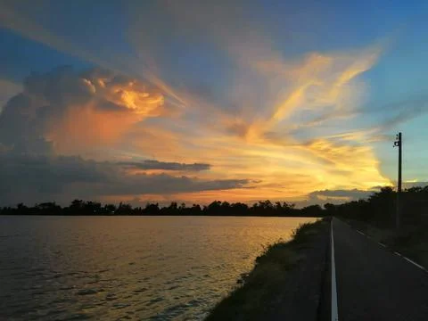 Sunset​ 스톡 사진