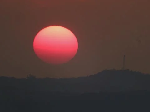 The Sunset Foto stock