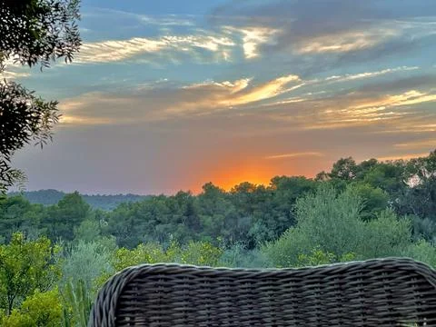 The sunset Stock Photos