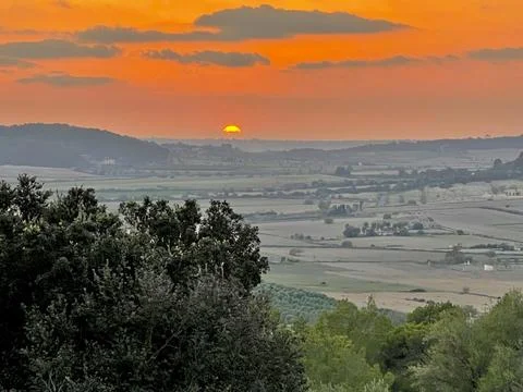 The sunset Stock Photos