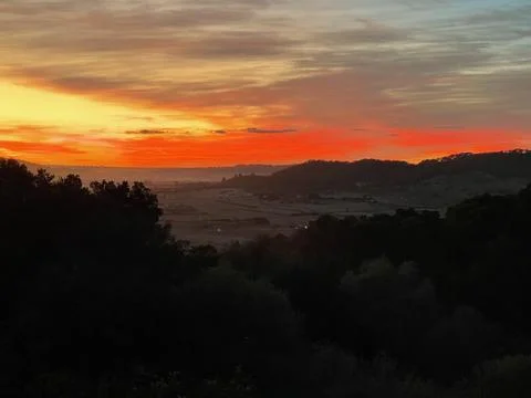 The sunset Stock Photos