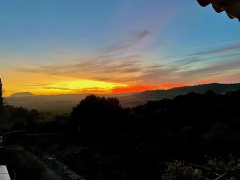 The sunset Stock Photos