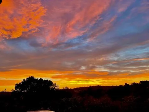 The sunset Stock Photos