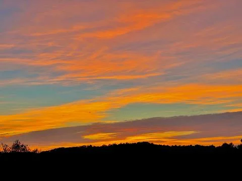 The sunset Foto stock